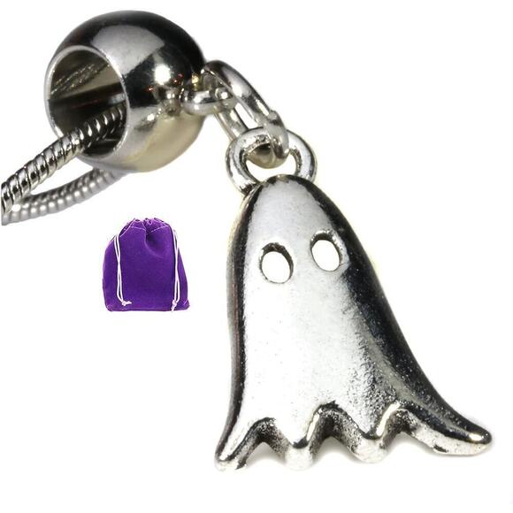 Ghost Necklace - Gothic Jewelry Spiritual Pendant - Picture 1 of 8